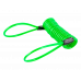 Тросик для напоминания установленного замка на диск Veison (зеленый)